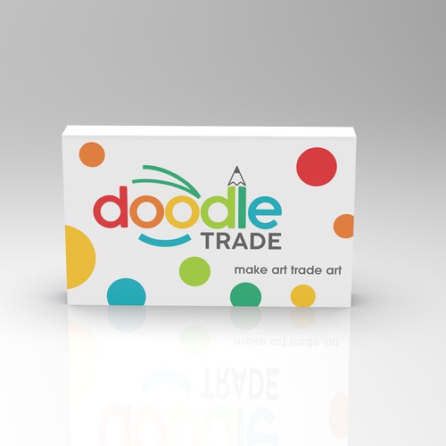 Toy packaging with the title 'Doodle Trade'