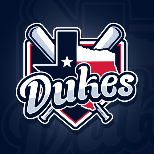 Texas design with the title 'Dukes logo'