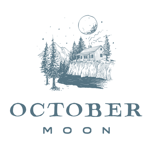 Country club logo with the title 'Lodge Cabin'