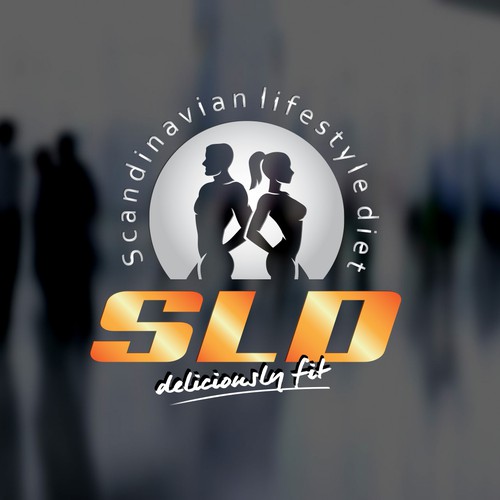 Diet logo with the title 'LOGO DESIGN'