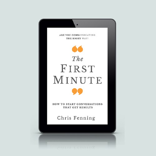 Orange book cover with the title 'Ebook cover '