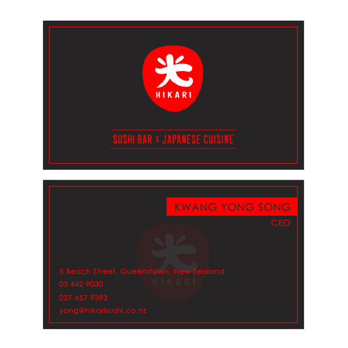 Name card design with the title 'Minimalist Card Name Design'