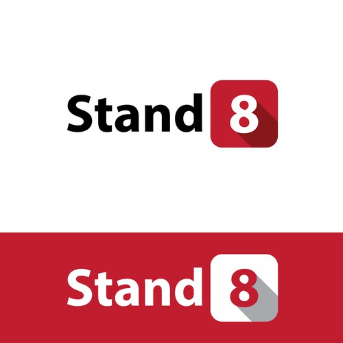 Number 8 logo with the title 'Creative Logo'