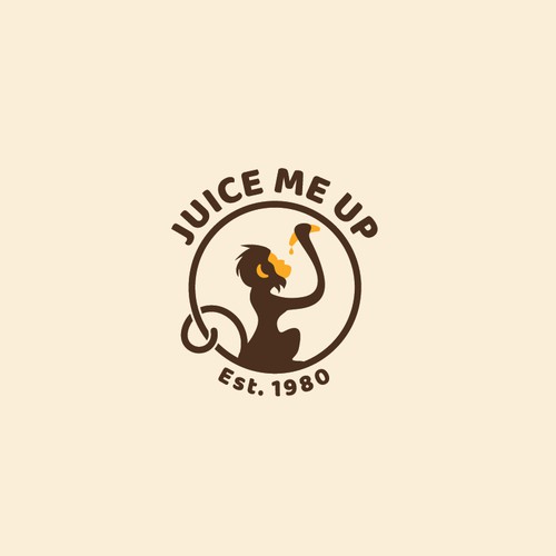 Juice bar design with the title 'Juice Bar logo'