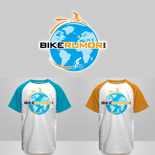 Bike t-shirt with the title 'Love Bikes And All The Blingy Parts? Design A Bikerumor.com Tshirt!'