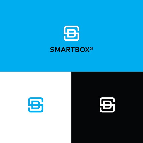 Letterform logo with the title 'SmartBox'