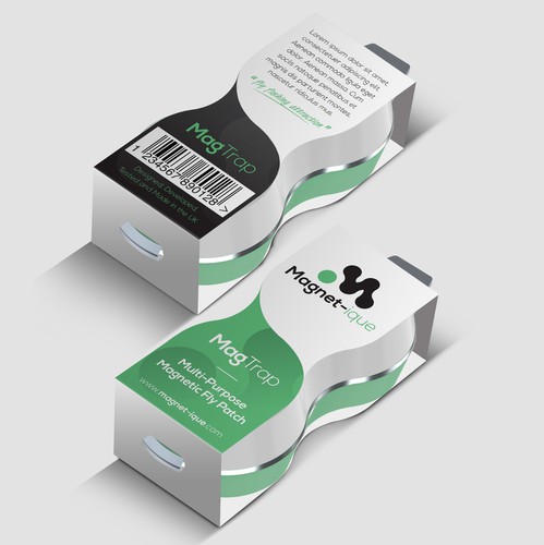 Clean label with the title 'MagTrap Fly Fishing Accessory Label'