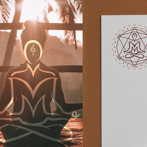 Master design with the title 'master mediums mystics brand'