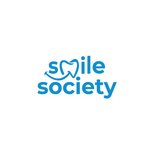 Surgery logo with the title ' Smile society || Logo Design'