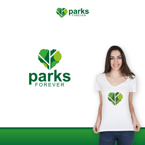 Park logo with the title 'Parks Forever'