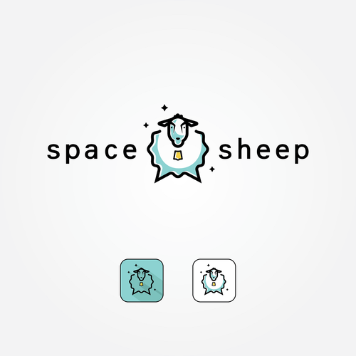 Cosmic logo with the title 'space sheep'