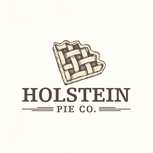 Pie design with the title 'Holstein Pie Co.'
