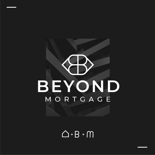 Real estate logo with the title 'Beyond Mortgage'
