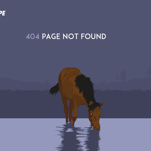 Illustration website with the title 'Equipe error page'