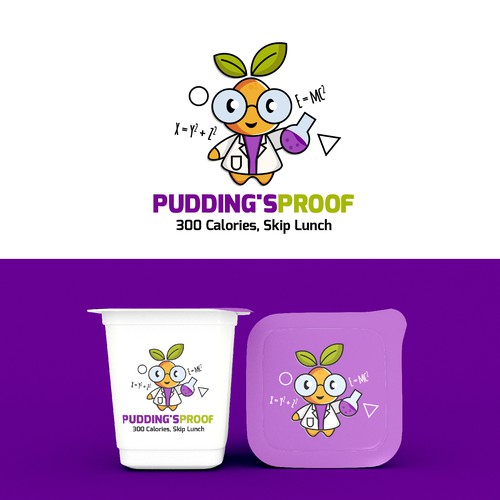 Vegan logo with the title 'Fun Bold Logo '