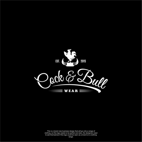Text logo with the title 'Cock & Bull'