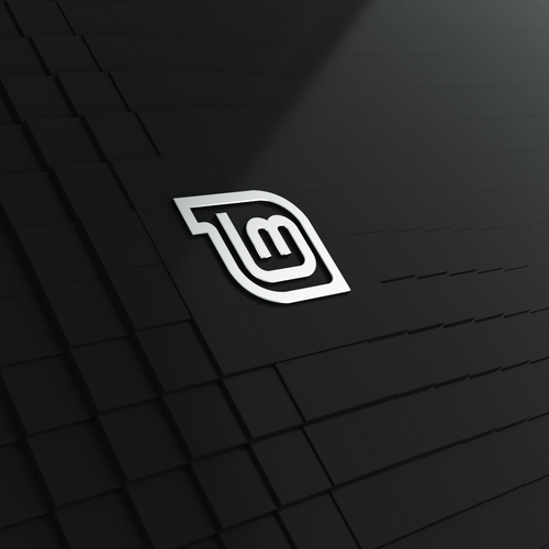 3D illustration with the title 'LinuxMint Desktop Background.'