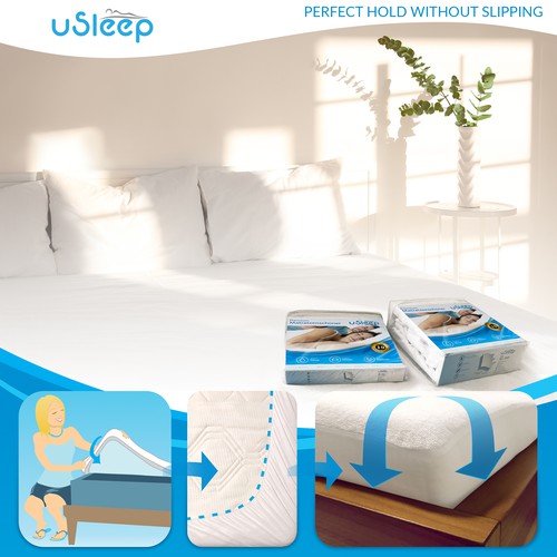 Photo montage design with the title 'Amazon listing for AMZ-Commerce Int Ltd.'