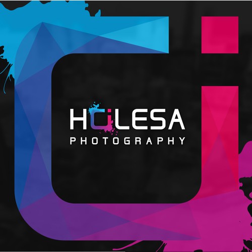 Blue and purple logo with the title 'Holesa Logo'