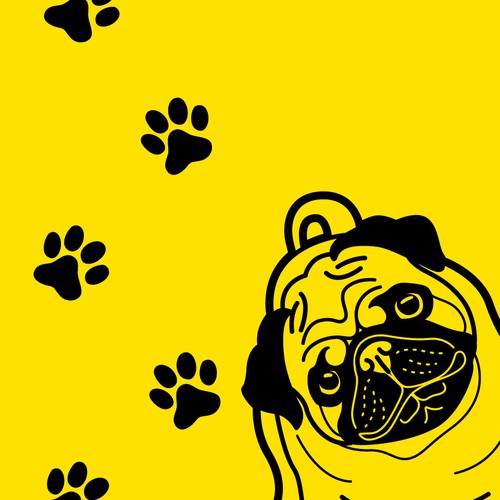 Interior design illustration with the title 'Outdoor mat from Recycled Mats'