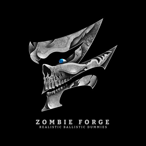 Zombie design with the title 'Zombie Forge'