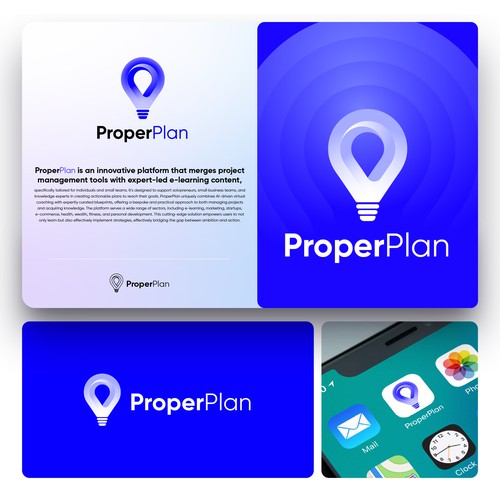 Plan design with the title 'Logo Design | ProperPlan'