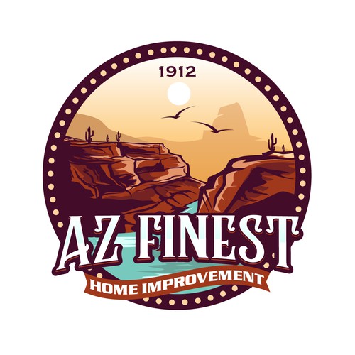 Home improvement logo with the title 'AZ Finest 1912'