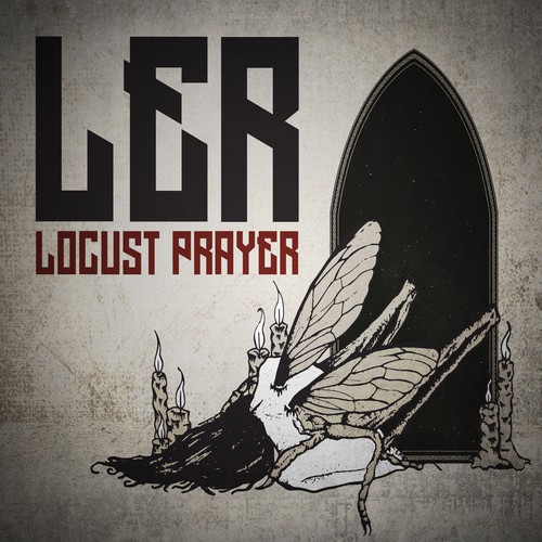 Stippling design with the title 'LER'