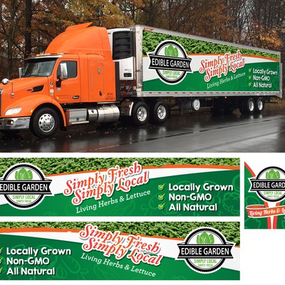 EDIBLE GARDEN TRAILER WRAP