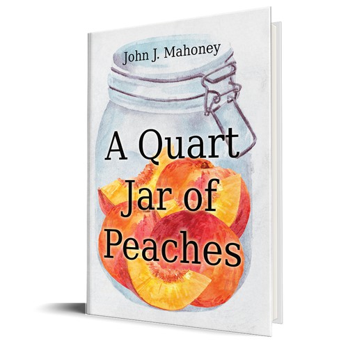 Whimsical book cover with the title 'a memoir book cover '