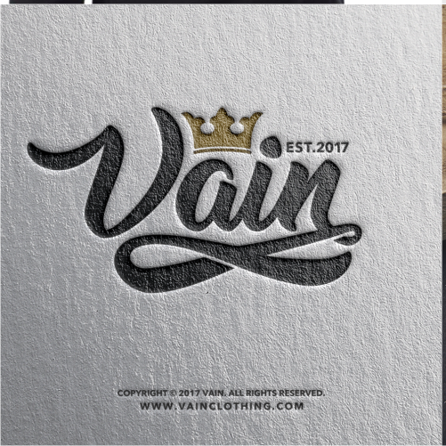 Snapback design with the title 'VAIN'
