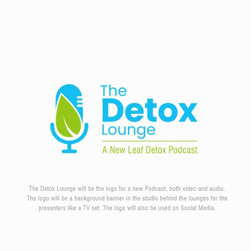 Lounge design with the title 'Logo design for The Detox Lounge'