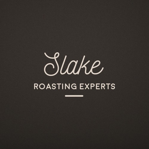 Roast design with the title 'slake roasting experts'