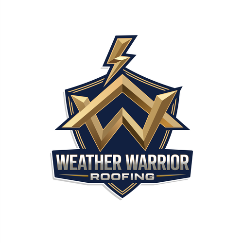 Weather logo with the title 'Weather Warrior Roofing'