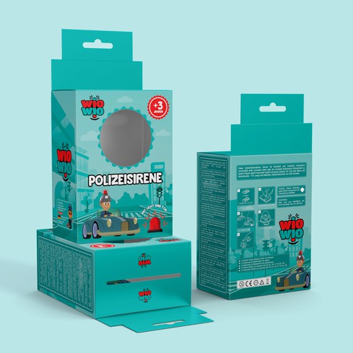 Game packaging with the title 'Polizeisirene '