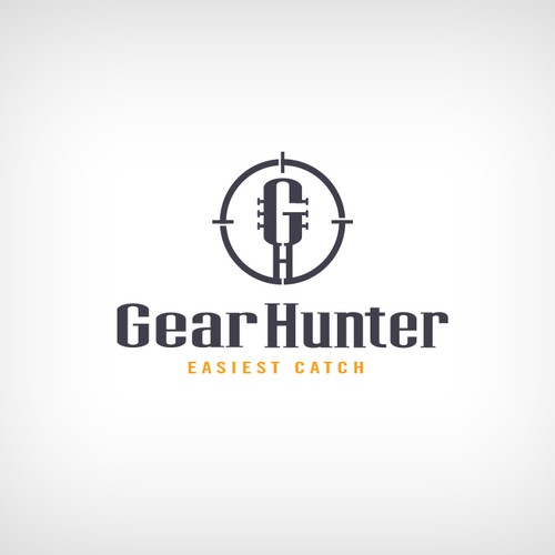 Gear design with the title 'Logo design for Gear Hunter'