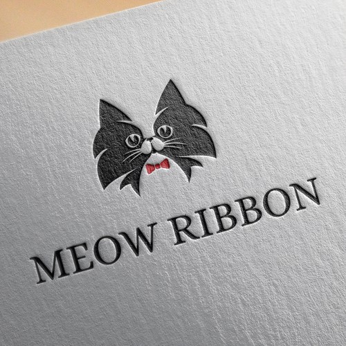 Ribbon logo with the title 'Meow Ribbon'