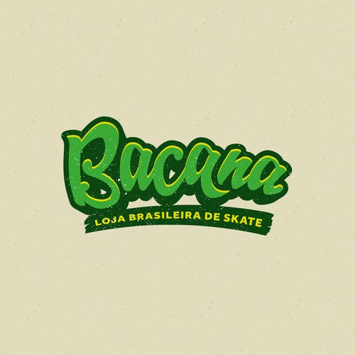 Brazilian design with the title 'Bacana Skate Shop'