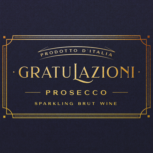 Italian label with the title 'Prosecco'