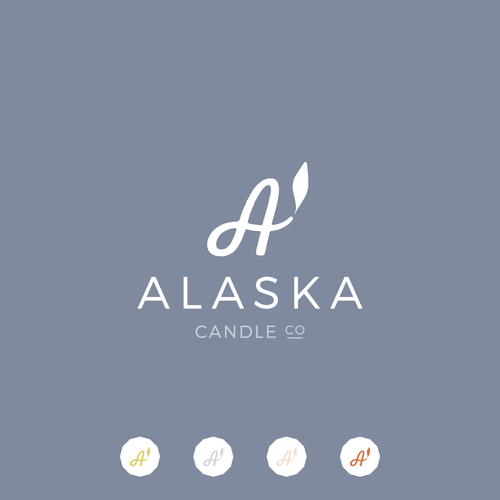 Alaska logo with the title 'Alaska Candle CO.'