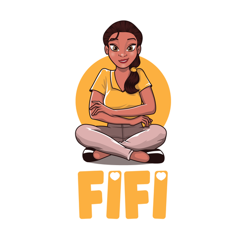 Lady design with the title 'a logo + avatar of the world's most trusted personal dating confidant.'