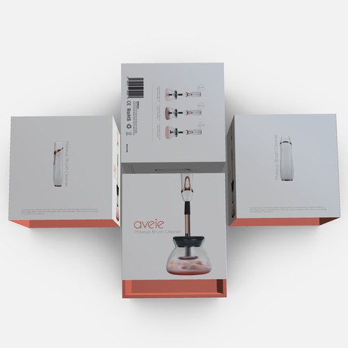 Coral design with the title 'Packaging design for a Beauty device '