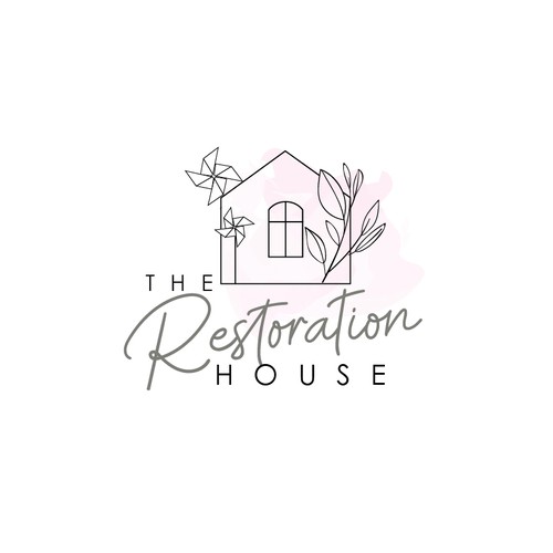 Real estate logo with the title 'Sophisticated Feminine Logo for New Non-profit'