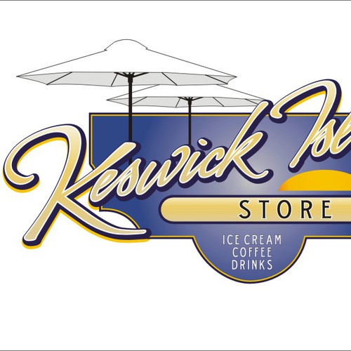 Island logo with the title 'New logo wanted for Keswick island Store'