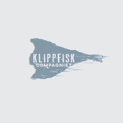 Seafood logo with the title 'Klippfisk'