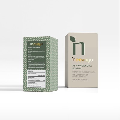 Minimalist packaging for a Ayurvedic and Botanical Supplement Brand