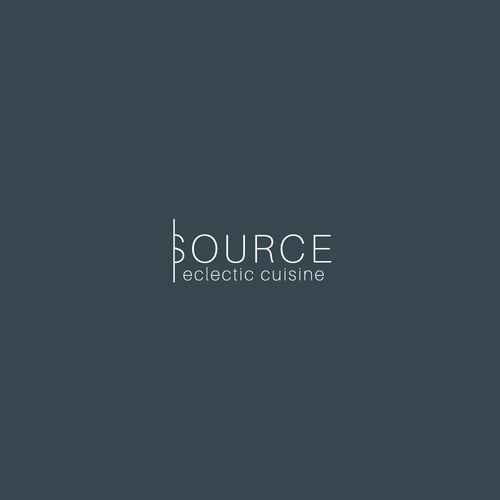 Source logo with the title 'logo concept for restaurant'