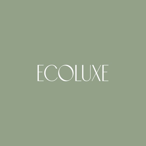 Aesthetic logo with the title 'ECOLUXE'