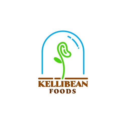 Diet logo with the title 'Freash And Natural Logo For Vean Brownie Recipe'