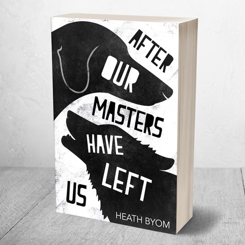 Dog book cover with the title 'Cover for an Animal Themed Book'